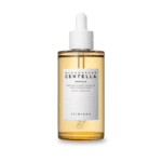 A bottle of SKIN1004 Madagascar Centella Ampoule surrounded by lush greenery.