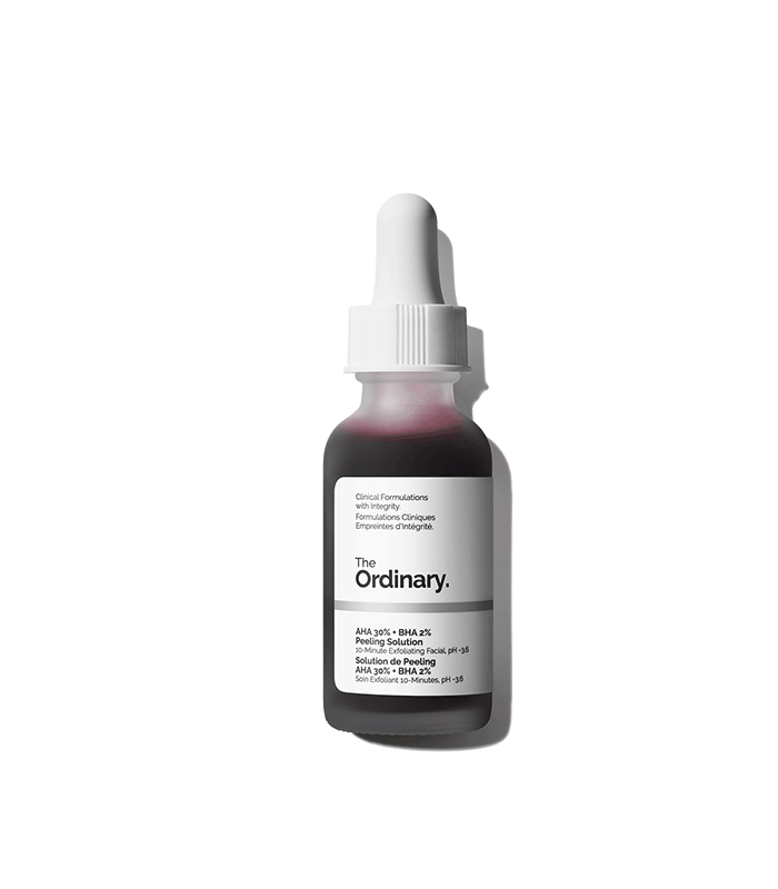 The Ordinary Peeling Solution bottle against a soft background, a skincare essential for radiant skin.