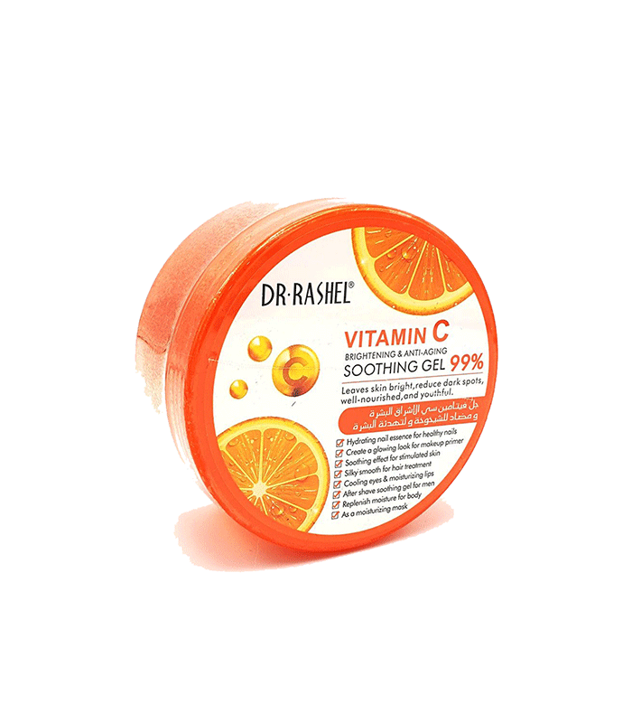 Dr Rashel Vitamin C Gel bottle, an effective skincare product for brightening and anti-aging.